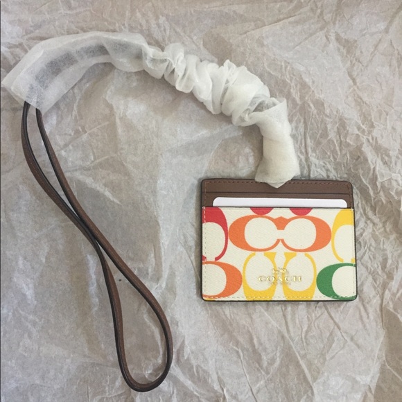 Coach Accessories - Coach Rainbow Lanyard SALE